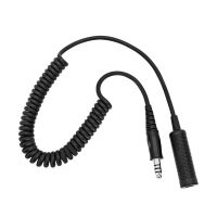 3.5mm Mobile Phone to U174/U for NATO plug- Headphones Headset Extension Cable  Cables