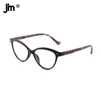 ﹉❖ JM Women Spring Hinge Cat Eye Reading Glasses Floral Magnifier Presbyopic Diopter Reading Glasses