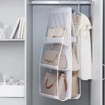 Handbag Organizer Foldable Hanging 3 Layers Shelf Bag Purse Storage Hangers