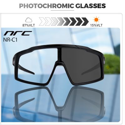 แว่นกันแดดปั่นจักรยาน NRC UV400แว่นตาใส่วิ่งตกปลาโพลาไรซ์จักรยานกลางแจ้งแว่นตาปั่นจักรยาน MTB