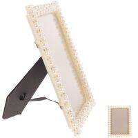 【CW】 Frame Photo Picture Frames Wedding Rustic Farmhouse Display Tabletop Desktop Rhinestone