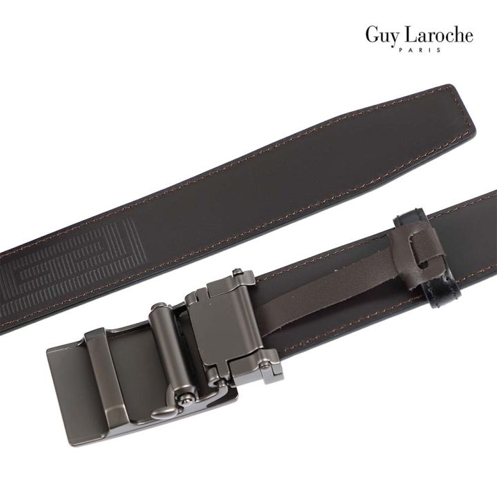 guy-laroche-เข็มขัดหนังผู้ชาย-รุ่น-mgb0050a-สีดำ