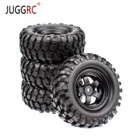 1/10 RC Rock Crawler 1.9 Inch 96MM Rubber Tires Plastic Wheel Rim Set for Axial SCX10 Tamiya CC01 D90 TF2