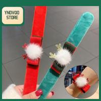 YNDVQO STORE เครื่องประดับคริสต์มาส กวาง ซานตาคลอส สร้อยข้อมือตบคริสต์มาส ข้อมือปาร์ตี้ ปาร์ตี้คริสต์มาส ข้อมือวงกลม