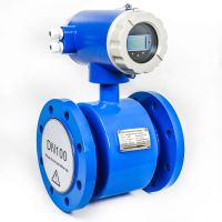 DN150 Electromagnetic Flow Meter Magnetic Flow Sensor Sea Water Sewage Slurry Liquid Flowmeter