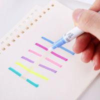 6pcs/set Erasable Highlighter Pen Marker Pastel Liquid Chalk Fluorescent Pencil-Yuerek