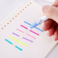 L74A 6pcsset Erasable Highlighter Pen Marker Pas Liquid Chalk Fluorescent Pencil Drawing Stationery