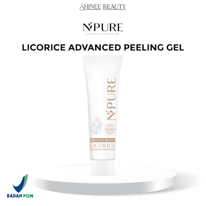 NPURE Licorice Advanced Peeling Gel 50mL Lazada Indonesia