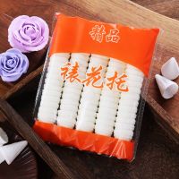 100 pcs 40*25mm Kitchen Glutinous Rice Cake Decorating Care Rose Flower Piping Dessert Decor Mold Kitchen Tools Dropshipping Bread  Cake Cookie Access