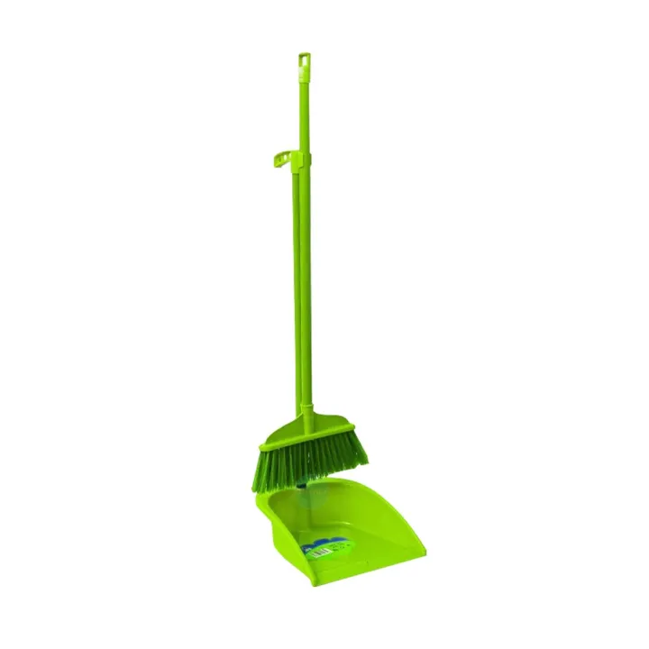 Broom and Dustpan Set Dust Pan with Handle Cleaning Brush Broom Floor