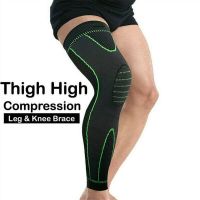 【CW】1PC Sport Knee Pads Leg Protectors Knee Support Brace Compression Long Full Legs Sleeve Arthritis Relief Running Sport Knee Pads