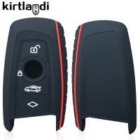 fgjfykjd Silicone Cover Car Key Case for BMW F10 X4 F30 X3 F25 F20 Serie 1 3 5 M235i F34 F36 F80 F26 Remote Fob Keyless Keyring