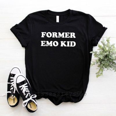 Former Emo Kid Women Tshirt No Fade Premium Casual Funny T Shirt For Lady Girl Woman T-Shirts Graphic Top Tee Customize Ins