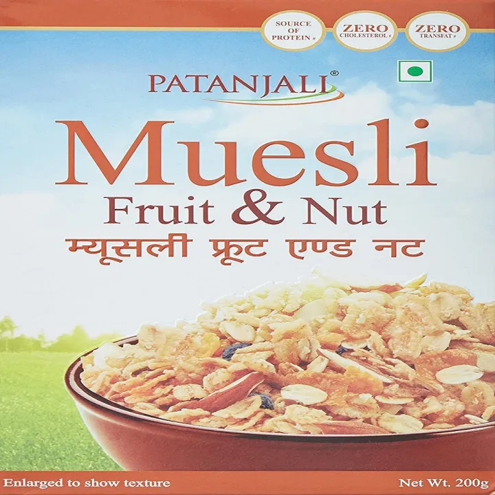 Patanjali Muesli Fruit and Nut, 200g X 2 Lazada