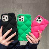 【Great. Cell phone case】หรูหราน่ารักซิลิโคนอ่อนนุ่มย้อนยุคบิ๊ก R Hombus กันกระแทกกรณี3D สำหรับ iPhone 14 13 12 11 Pro Max X XS XR 7 8บวก Kawaii ปก