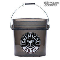 (ถังน้ำล้างรถ) Heavy Duty Ultra Clear Detailing Bucket (4.5 GAL) U.S.A. (สี Smoked Obsidia)