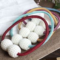 【CW】 Porte-rideau magnétique à Clip en perle accessoire de corde cravate porte-crochet boucle boule accessoires rideau décoration la maison