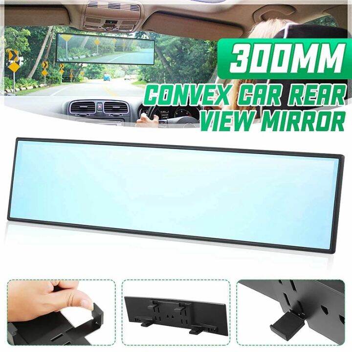 Universal Car Interior Mirror Wide Convex AntiGlare Rearview Mirror