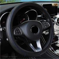 Fashion 6 Colors Car Steering Wheel Cover Volant Artificial Leather Braid on the Steering-wheel Funda Volante Auto Car Styling Steering Wheels Accesso