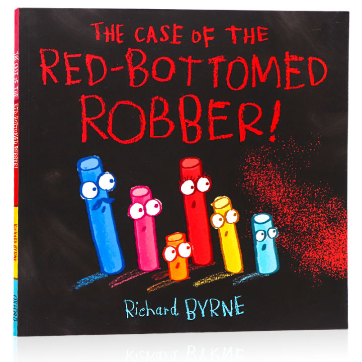 the-case-of-the-red-bottomed-robber-childrens-creative-interactive-suspense-detective-picture-story-book-richard-byrne