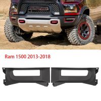 Auto Tow Hook Bezel Set Front Left Right Driver Passenger Side for Dodge Ram 1500 2013-2018 (for Steel Bumper Face Only)