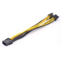 （A TOOT） PCI Express PCIE 8to8 (6 2) PinGraphic การ์ดแสดงผล GPU AdapterSupply Splitter Cable