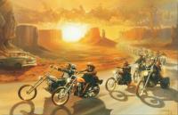 ❇☬ EASY RIDER ภาพยนตร์ Art ฟิล์มพิมพ์ผ้าไหมโปสเตอร์ Home Wall Decor 24x36inch