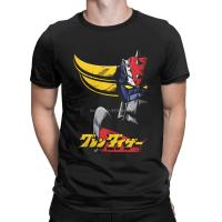 Grendizer เสื้อยืดหุ่นยนต์ Ufo Mazinger Z,เสื้อยืดผู้ชายอะนิเมะมังงะแขนสั้นเสื้อคลาสสิกคอตตอนเสื้อยืดคอกลม