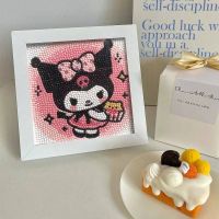 สติ๊กเกอร์ Sanrio สำหรับวาดภาพลูกปัดเพชร {KUT Department Store} แบบทำมือพร้อมกรอบของที่ระลึกการตกแต่งบ้านน่ารักสำหรับเด็กเด็กผู้หญิง