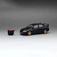 Die-Casting 1:64ขนาด Mitsubi Lancer Evo Ix รุ่น9Th รุ่นแบบจำลองรถจากโลหะอัลลอยด์พร้อมพัดลมเครื่องยนต์เครื่องประดับคอลเลกชัน