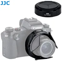 JJC ฝาครอบเปิดและปิดรถยนต์โดยเฉพาะสำหรับ Canon Powershot G1X Mark III M3 G1X กล้องดิจิตอลฝาปิดอัตโนมัติ