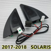 2021For Accent Solaris 2011 - 2018 Car tweeter Audio Auto Black triangle head speakers tweeter trumpet speakers tweeter with wire