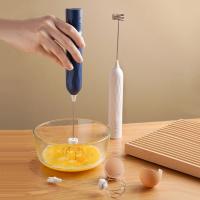 Egg Beater Powerful Electric Handheld Milk Frother USB Charging Adjustable Speeds Electric Egg Whisk Home Supply