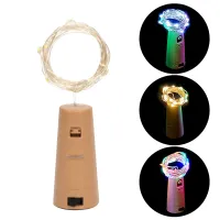 ✿▲ Solar Wine Bottle Lights 20 LED Solar Cork String Light Copper Wire Fairy Light for Holiday Christmas Party Wedding Decor