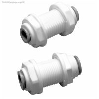 ✚ﺴ iTiGER RO Water Fitting Straight Quick Connection 1/4 3/8 Bulkhead Hose PE Pipe Connector Water Filter Reverse Osmosis Parts