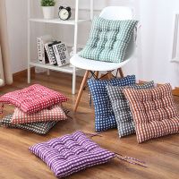 Indoor Floor Cushion Kitchen Office Chair Pads Pastoral Style Seat Cushions Cute Plaid Pattern Home Decorative Sofa Pillow Paddi