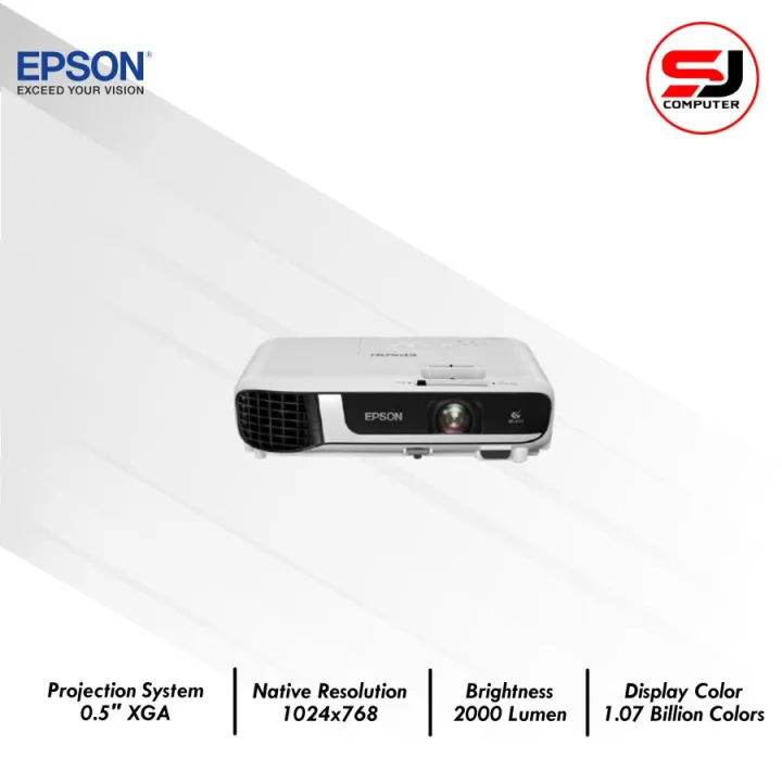 Projector Epson EBX51 Projektor Proyektor EBX51 X51 XGA 3800 Lumens Lazada Indonesia