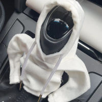 Hoodie Car Gear Shift Cover Sweatshirt Gear Shift Car Interior Knob Hoodie Cover for Car Decorations and Protections ALD-MY