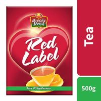 ผงชาเย็น Brooke Bond Red Label Tea 500g   บรู๊ค บอนด์ เรดเลเบิ้ล ผงชาดำ ขนาด 500g ผงชาสำเร็จรูป