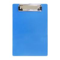 คลิปบอร์ดพลาสติก แผ่นรองเขียน ขนาด A5 (สีฟ้า) 3 ชิ้น/แพ็ค
