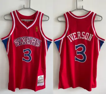 New NBA Authentics  Allen Iverson Syracuse Nats Jersey & Short - Mitchell  And Ness