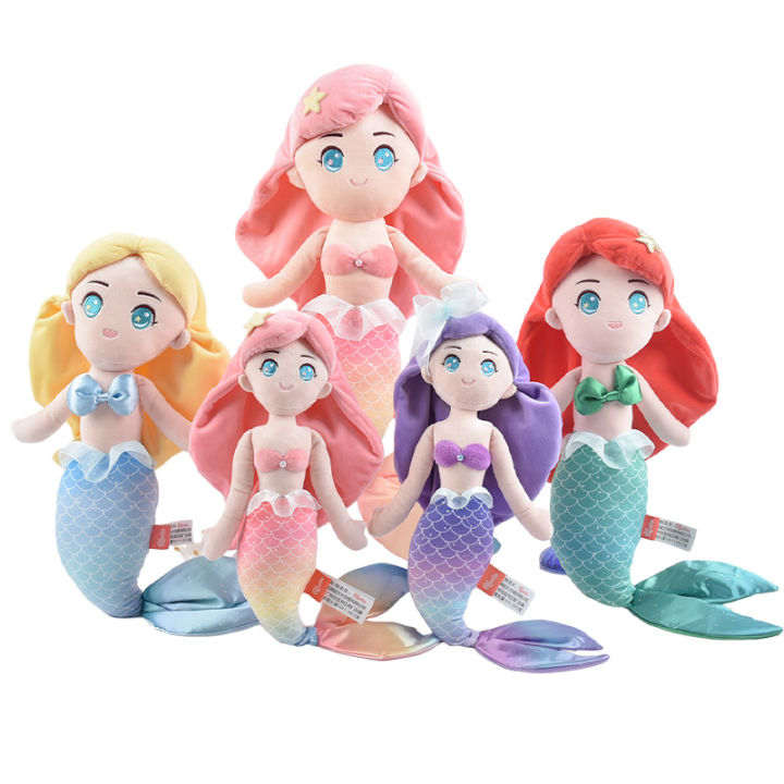 capilong-mermaid-princess-plush-doll-ragdoll-ของเล่นตุ๊กตาเด็กหมอนนอนสำหรับเด็กผู้หญิงขายร้อน