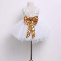 ZZOOI 6M-10Y Toddler Baby Kid Girls Dress Princess Lace Bow Sequins Wedding  Party Dresses Christening  1st Birthday Dress