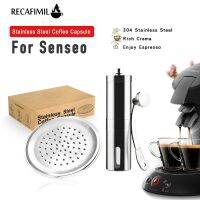 【YF】 Cápsula De Café Reutilizável Aço Stianless Para Senseo Máquina Filtro Espresso Compatível Com HD6592 / HD7801