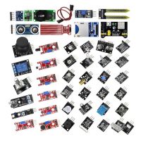 For arduino 45 in 1 Sensors Modules Starter Kit better than 37in1 sensor kit 37 in 1 Sensor Kit UNO R3 MEGA2560 WATTY Electronics