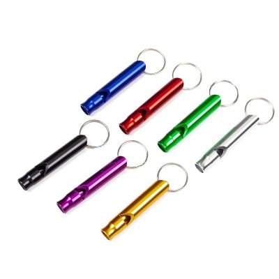 3pcs Multifunctional Aluminum Emergency Survival Whistle Keychain for Camping Hiking Outdoor Tools Training Whistle Survival kits