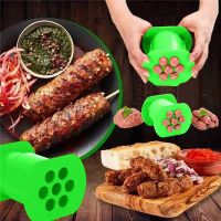 เครื่องบดเครื่องบด Cevapcici ฟิลเลอร์ที่ยัดไส้เนื้อสัตว์หนึ่งอลูมิเนียมสำหรับกดมือดำเนินการเครื่องเครื่องร้อนไส้กรอกเครื่องทำเนื้อ