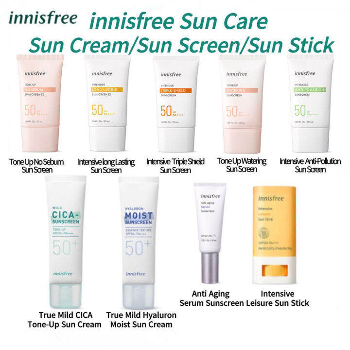 [100% Original] Innisfree Sunscreen Line (Triple Shield, Long lasting ...