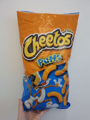พร้อมส่ง !! Cheetos Puffs 255.1 g. ชีโตส พัฟส์ ชีส เฟลเวอร์ สแนคส์ ข้าวโพดอบกรอบ 255.1 กรัม