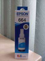 EPSON T664200 CYANสีฟ้า 70cc แท้ศูนย์ของใหม่คุณภาพ100%ใช้กับเครื่องพิมพ์ Epson L100/ 110/ 120/ 200/ 210/ 220/ 300/ 310/ 350/ 355/ 360/ 365/ 380/ 385/ 455/ 485/ 550/ 555/ 565/ 1300 (Tank